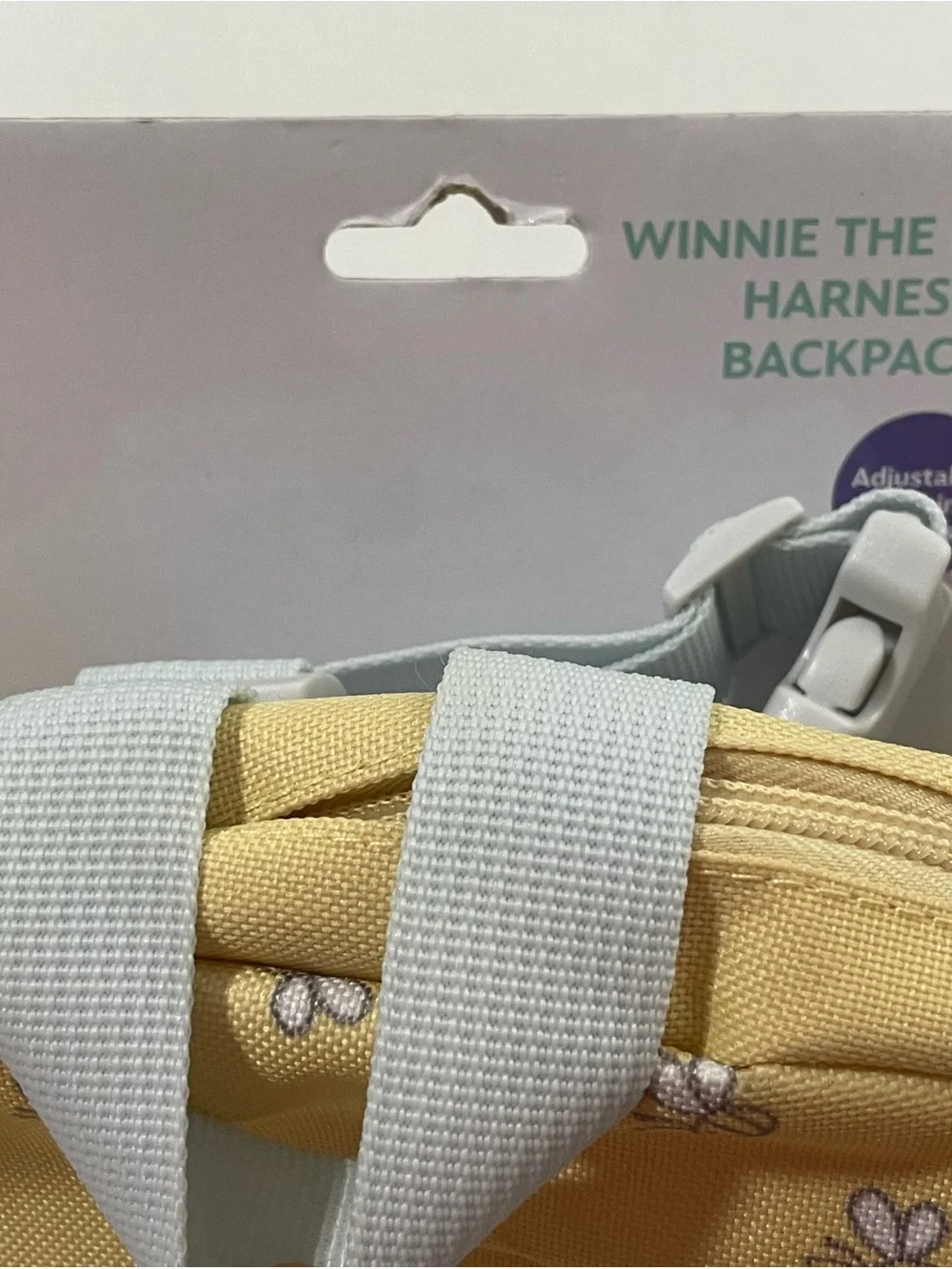 Disney Yellow Winnie the Pooh Kids Backpack with Bee Motif